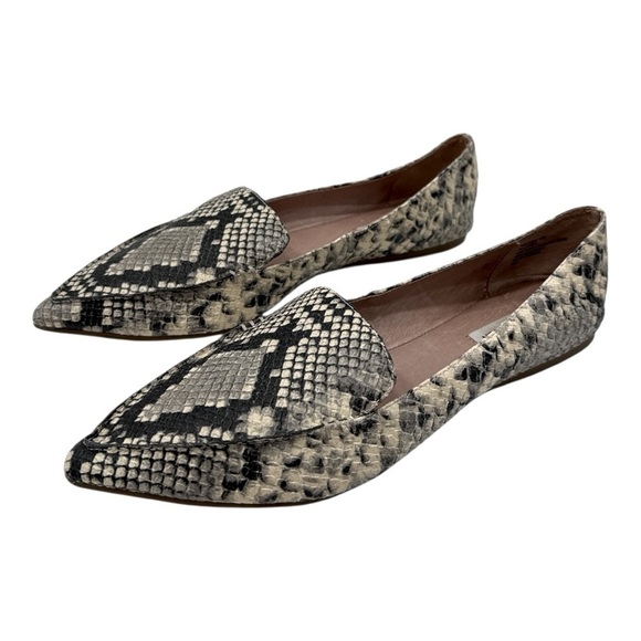 Steve Madden Feather Loafer Snake Print Size 11 M - Picture 6 of 11